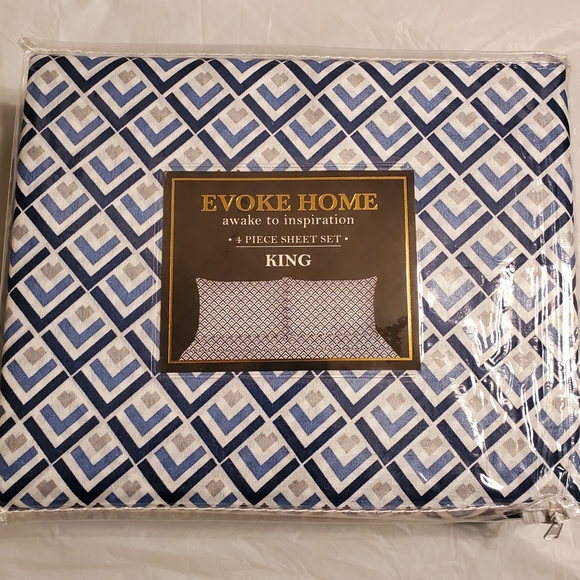 Envoke Home Other - NWT Beautiful King Sheet Set